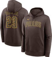 Nike Men's Nike Fernando Tatis Jr. Brown San Diego Padres Player Name & Number Club Fleece Pullover Hoodie