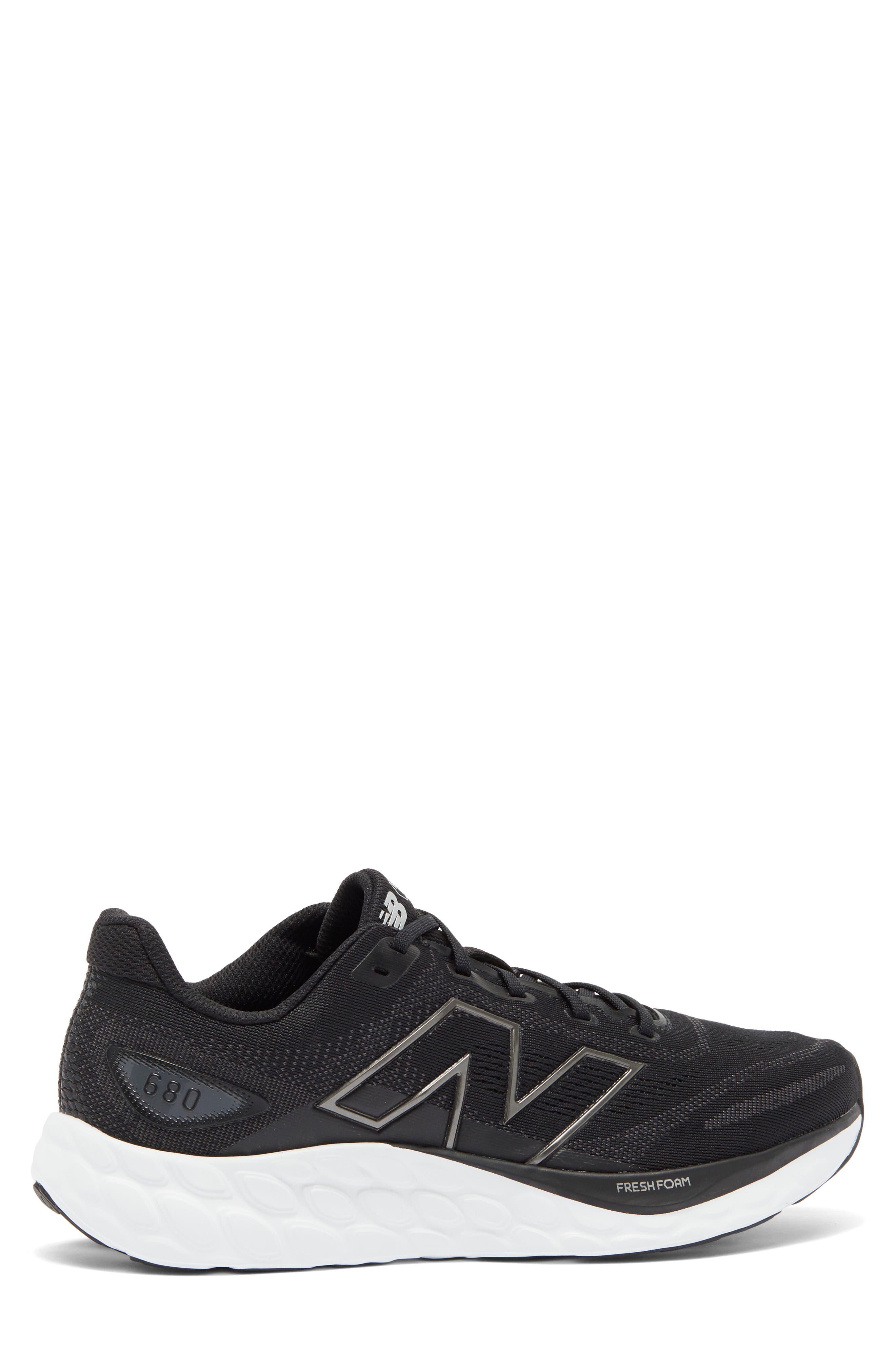 New Balance 680 Running Shoe, Alternate, color, Black/ Magnet