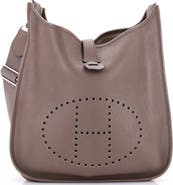Pre-Owned Hermes Evelyne Bag Gen III Clemence GM