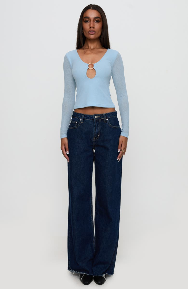 Princess Polly This Fate Stripe Sweater, Alternate, color, 