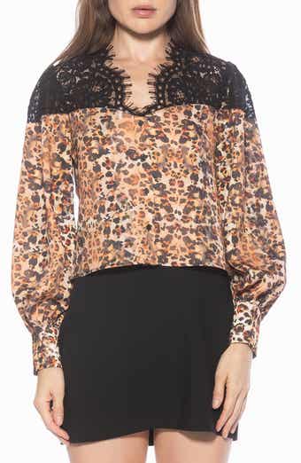 Bryne Lace Trim Top