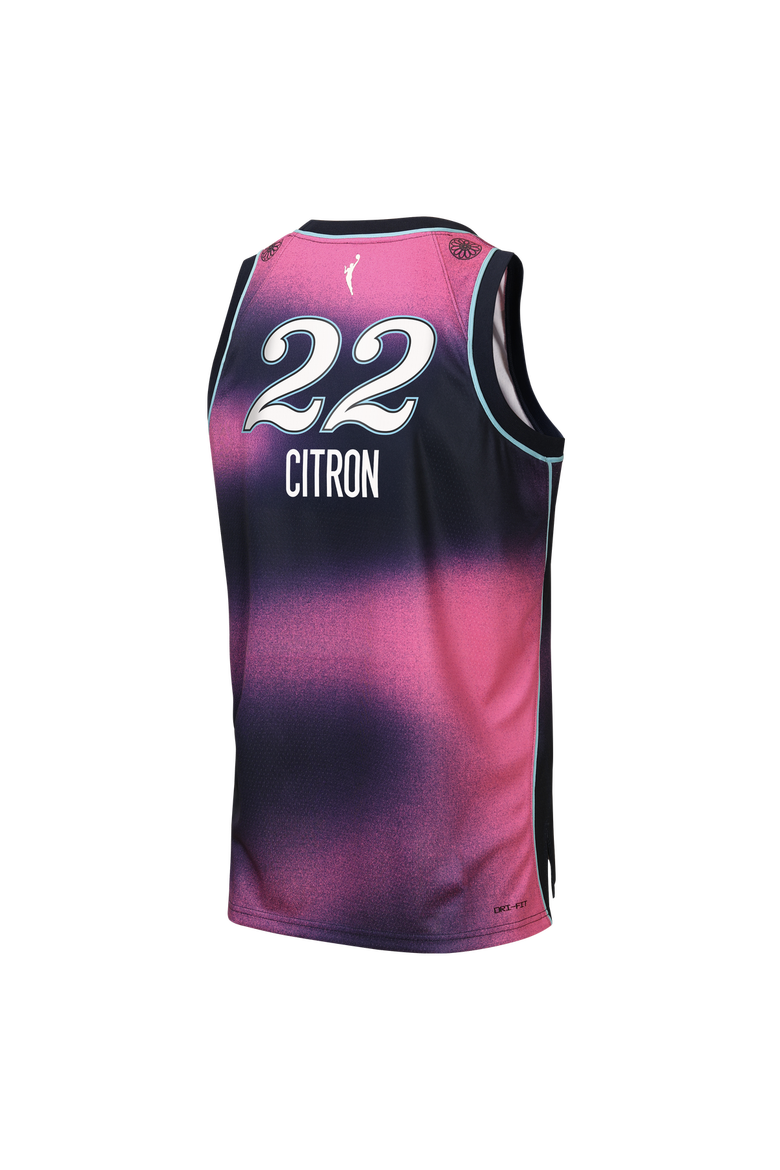 Youth Nike Sonia Citron Navy Washington Mystics Victory Jersey - Rebel Edition, Alternate, color, Navy