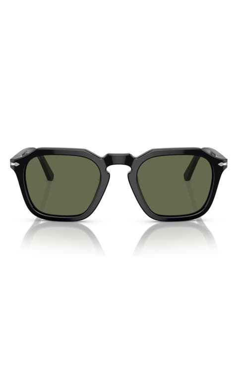 PO3292S 50mm Polarized Square Sunglasses