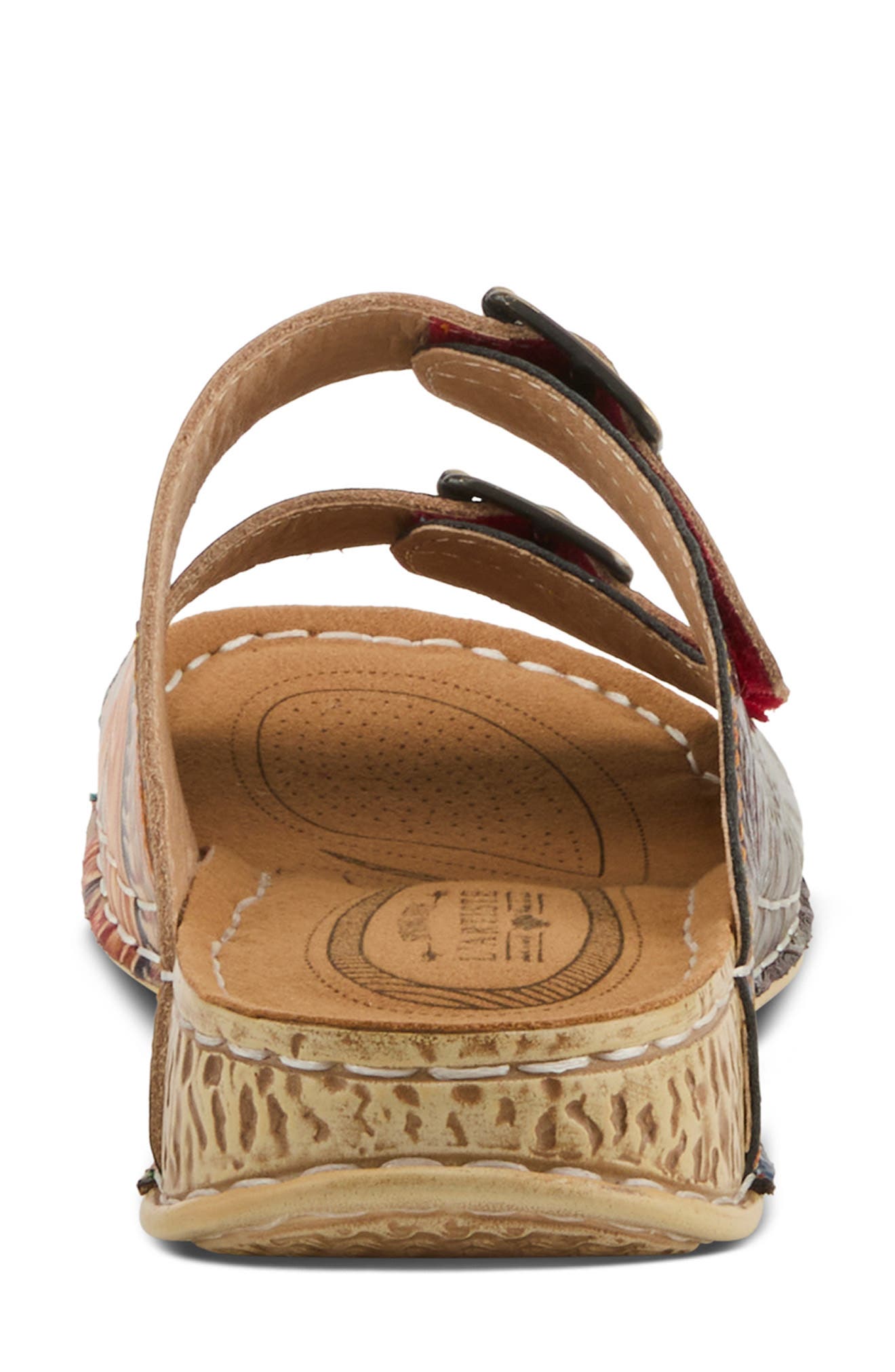 L'Artiste by Spring Step Sunjai Slide Sandal, Alternate, color, Red Multi