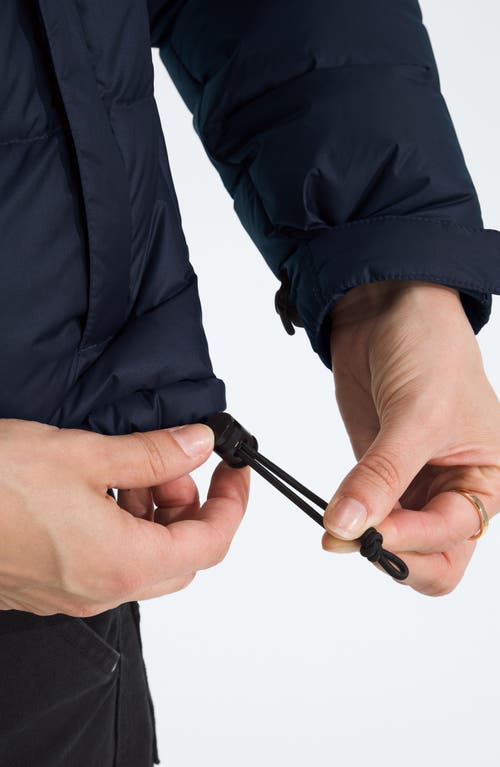 The North Face Versatile Puffer Jacket Adjustable Features In Blue