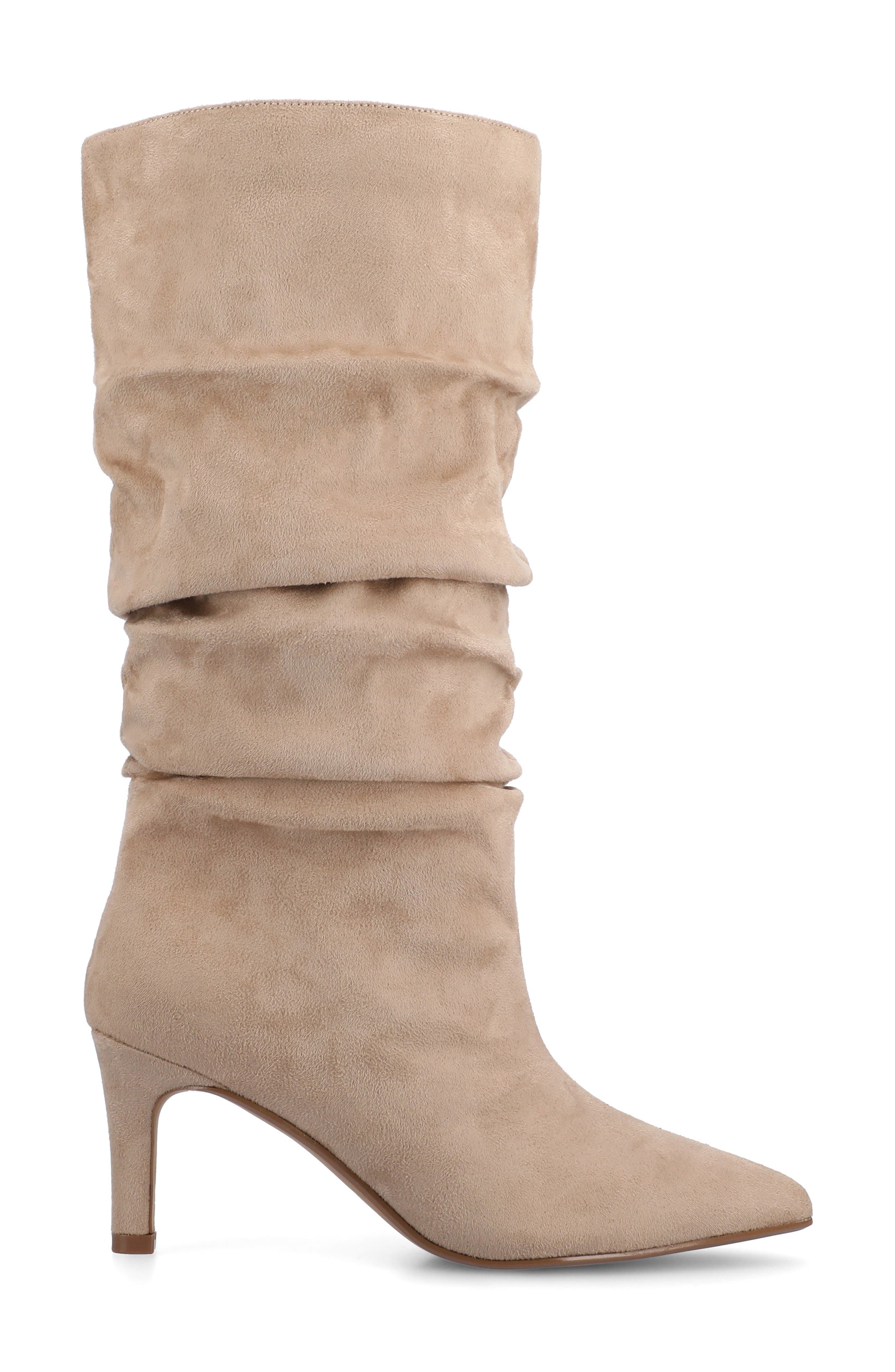 Journee Collection Sonnet Knee High Boot, Alternate, color, Taupe