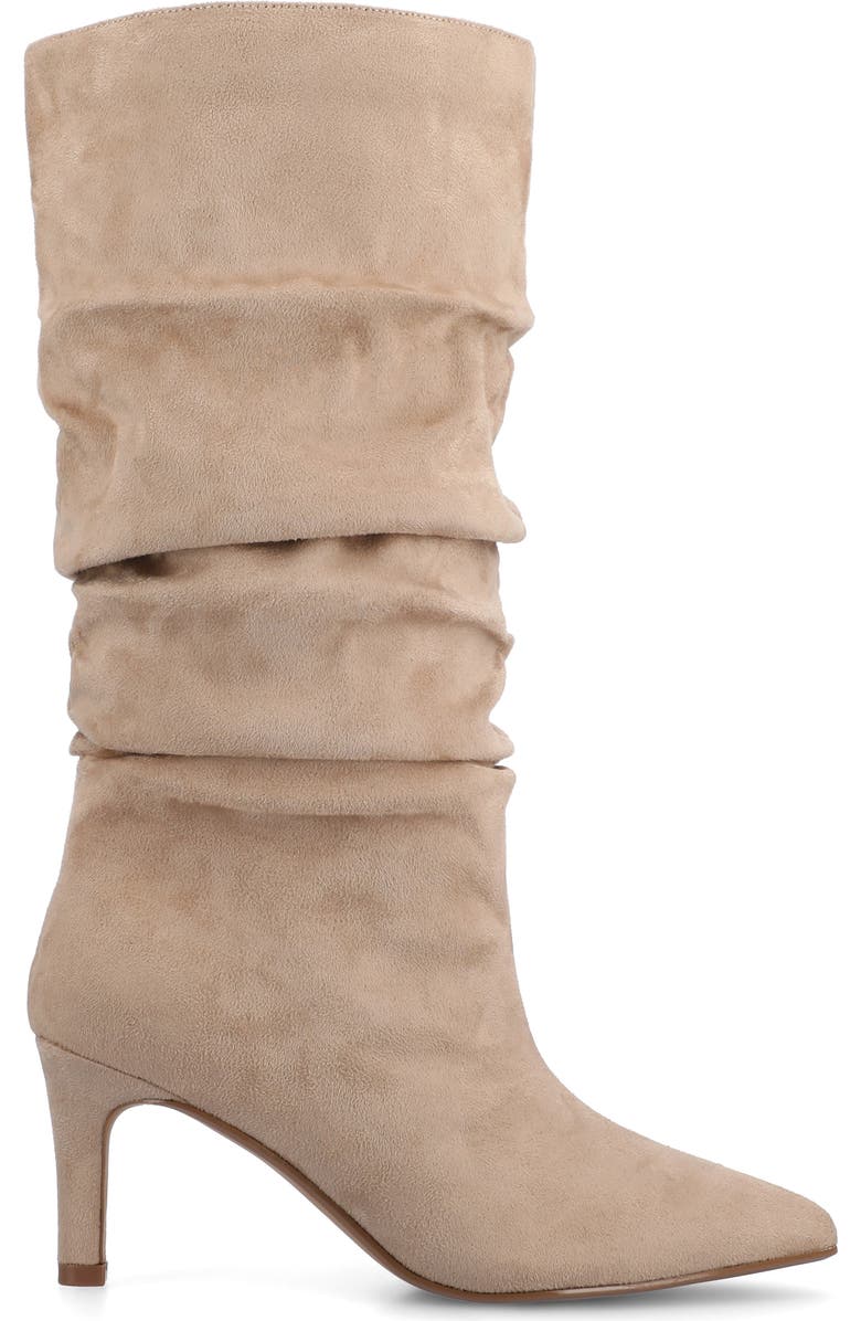 Journee Collection Sonnet Knee High Boot, Alternate, color, Taupe