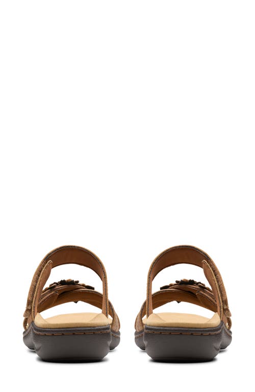 Clarks ® Laurieann Rose Sandal In Tan Leather