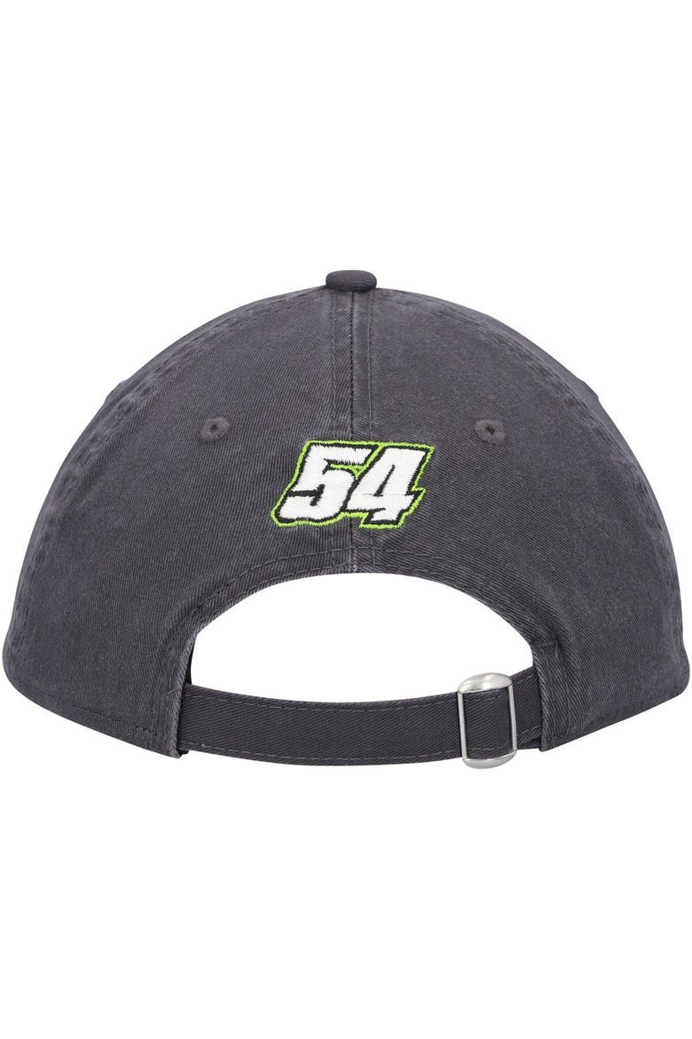 Men's New Era Graphite Ty Gibbs Enzyme Washed 9TWENTY Adjustable Hat, Alternate, color, Graphite