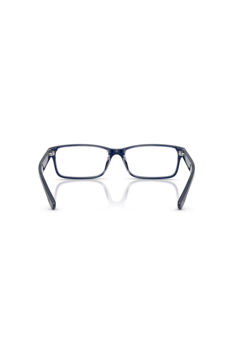 60mm Rectangle optical glasses, Alternate, color, Blue