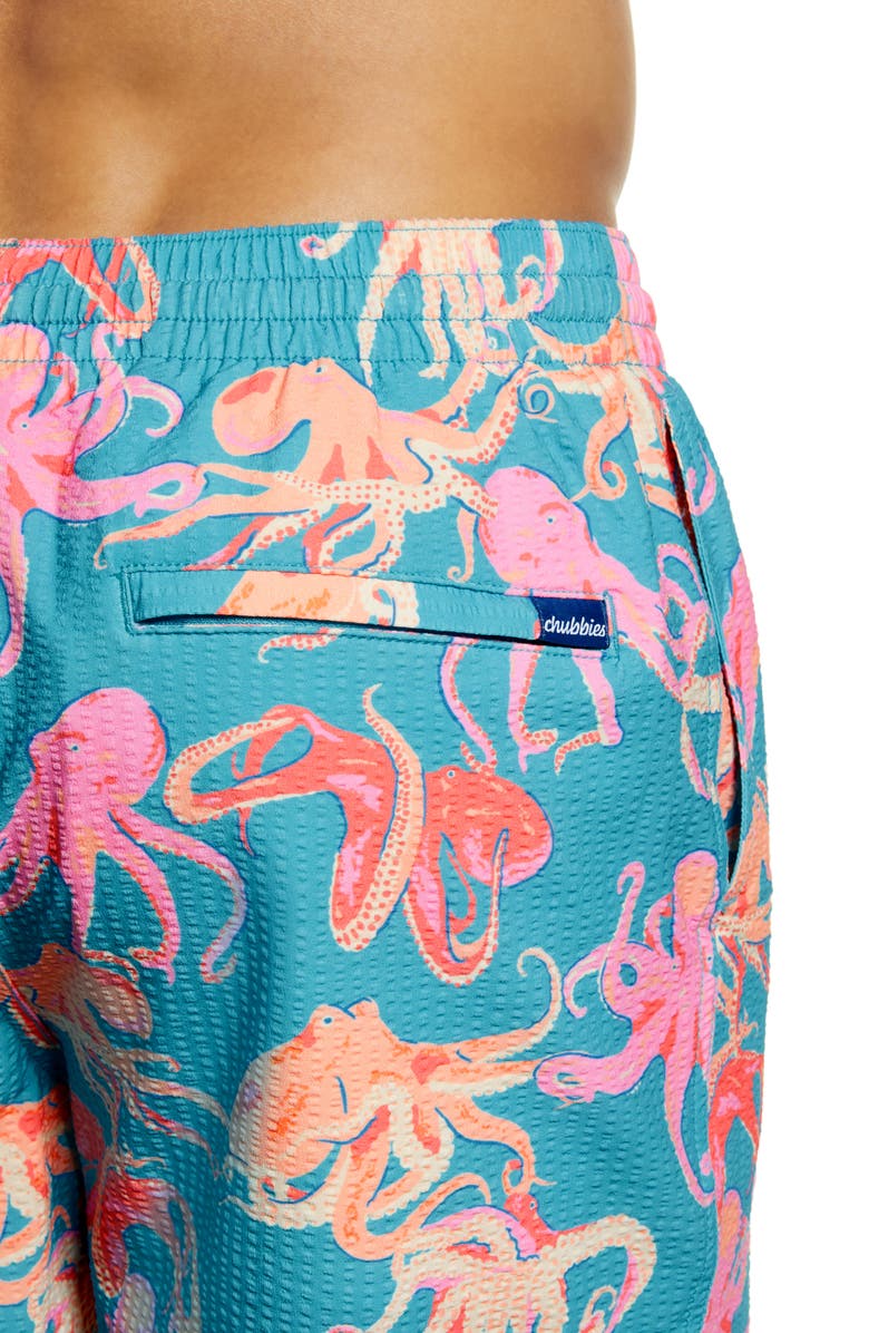 Chubbies The Tenta-Cools Seersucker Swim Trunks, Alternate, color,