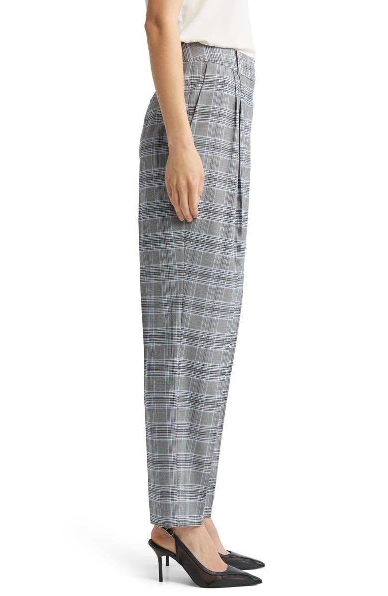 Nordstrom Glen Plaid High Waist Pleat Front Pants, Alternate, color,
