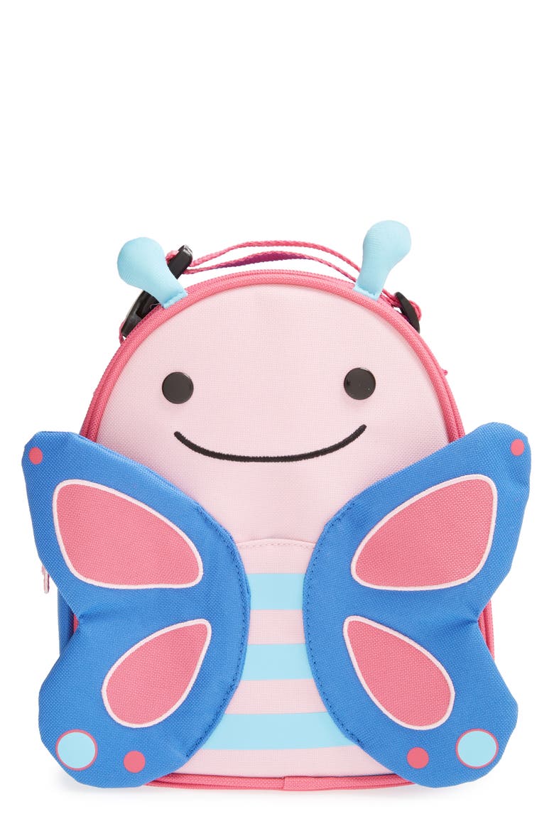 Zoo Insulated Lunchbox, Main, color, PINK