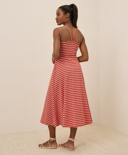 Pact Organic Cotton Fit & Flare Midi Dress