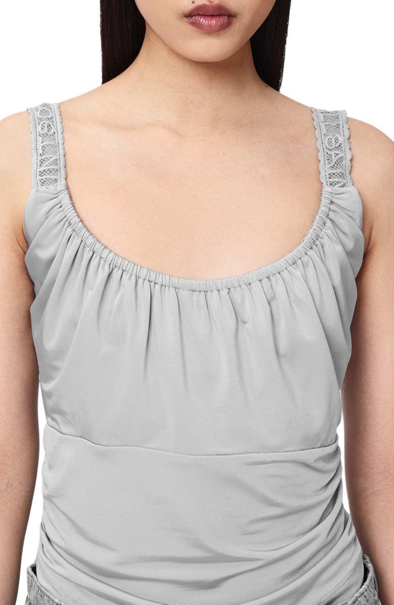 AllSaints Celena Crop Tank, Alternate, color, Quarry Blue