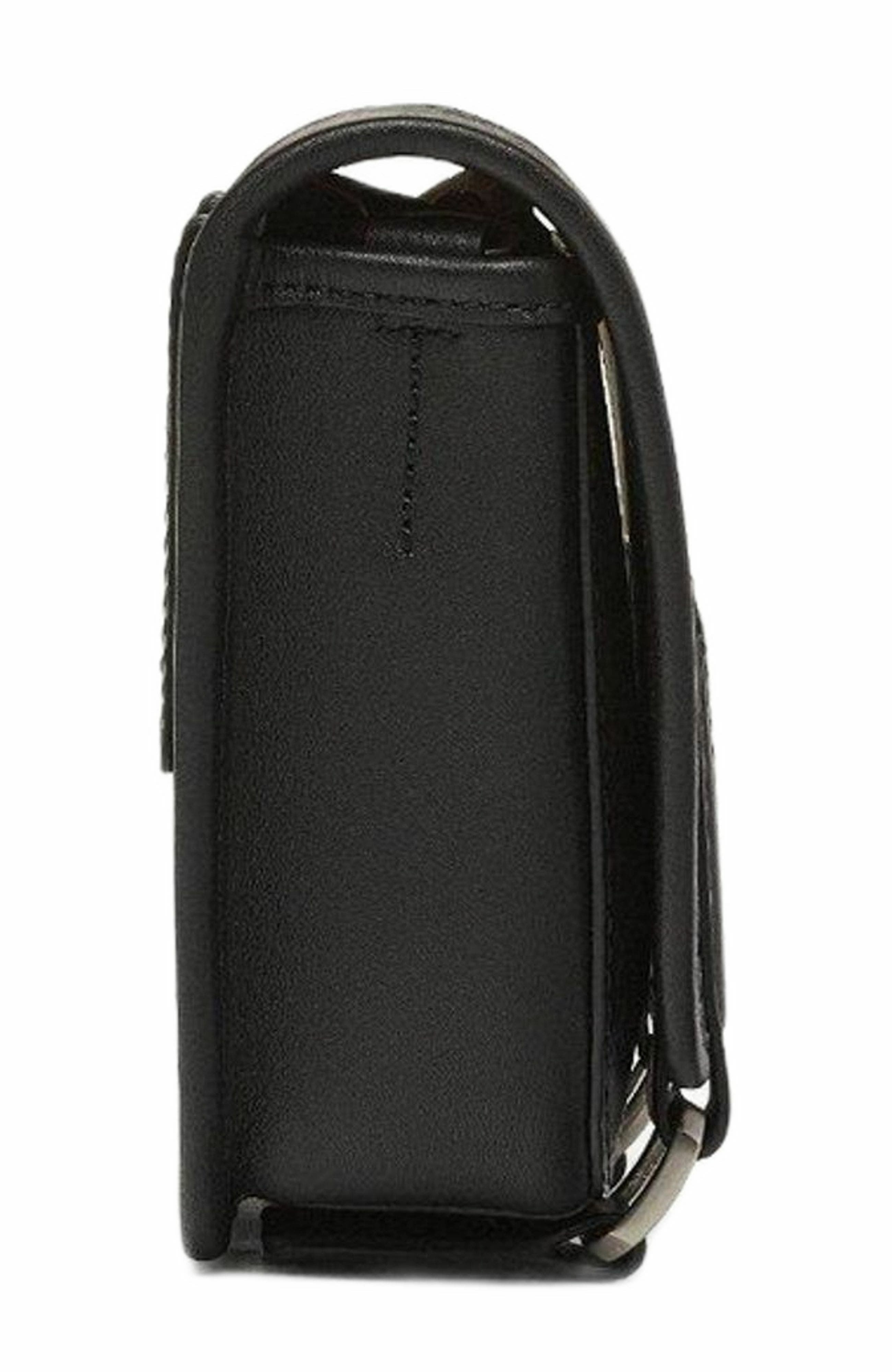 MCM Aren Messenger Bag in Visetos, Alternate, color, Black