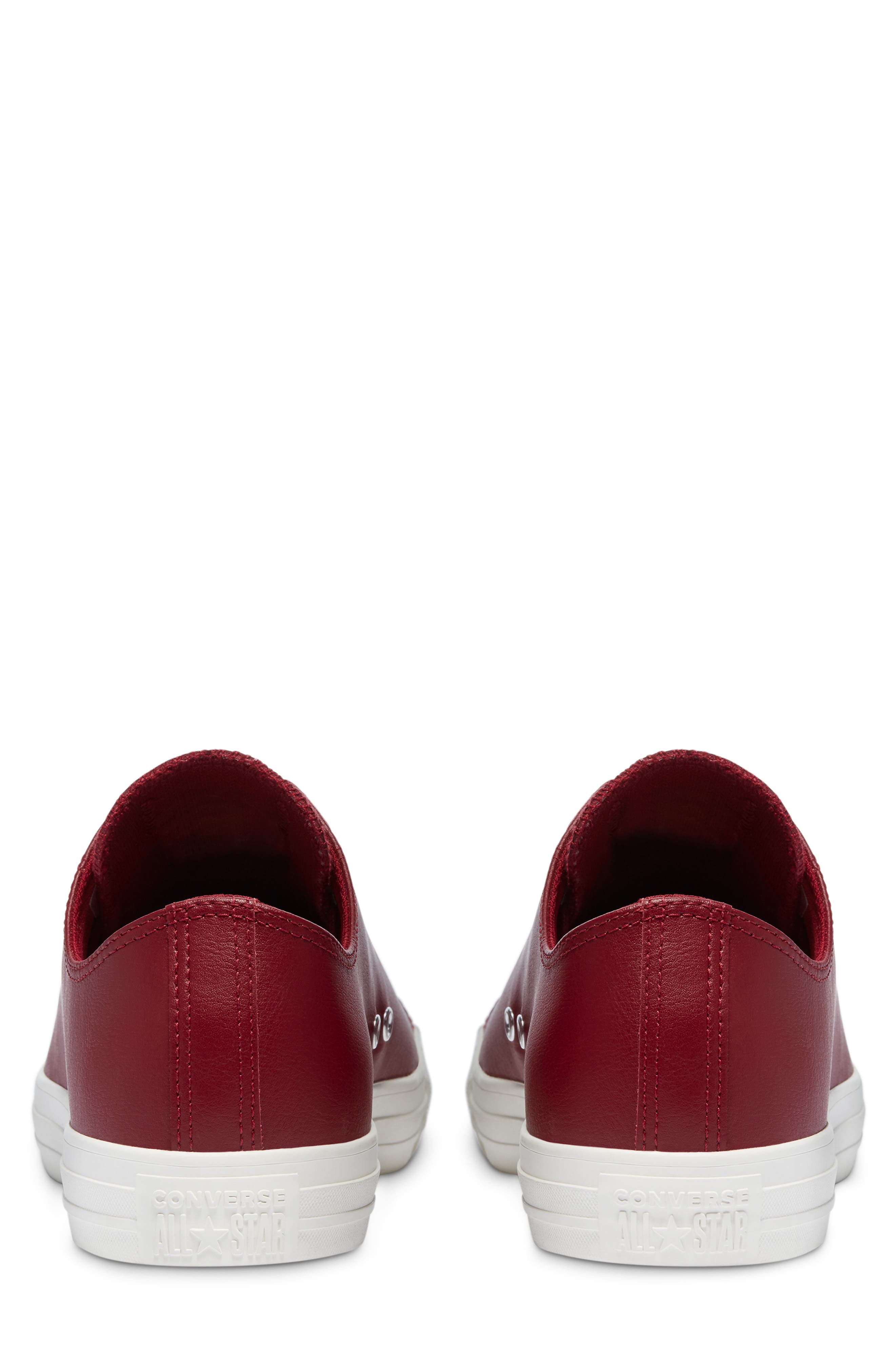 Converse Chuck Taylor<sup>®</sup> Low Top Leather Sneaker, Alternate, color, 
