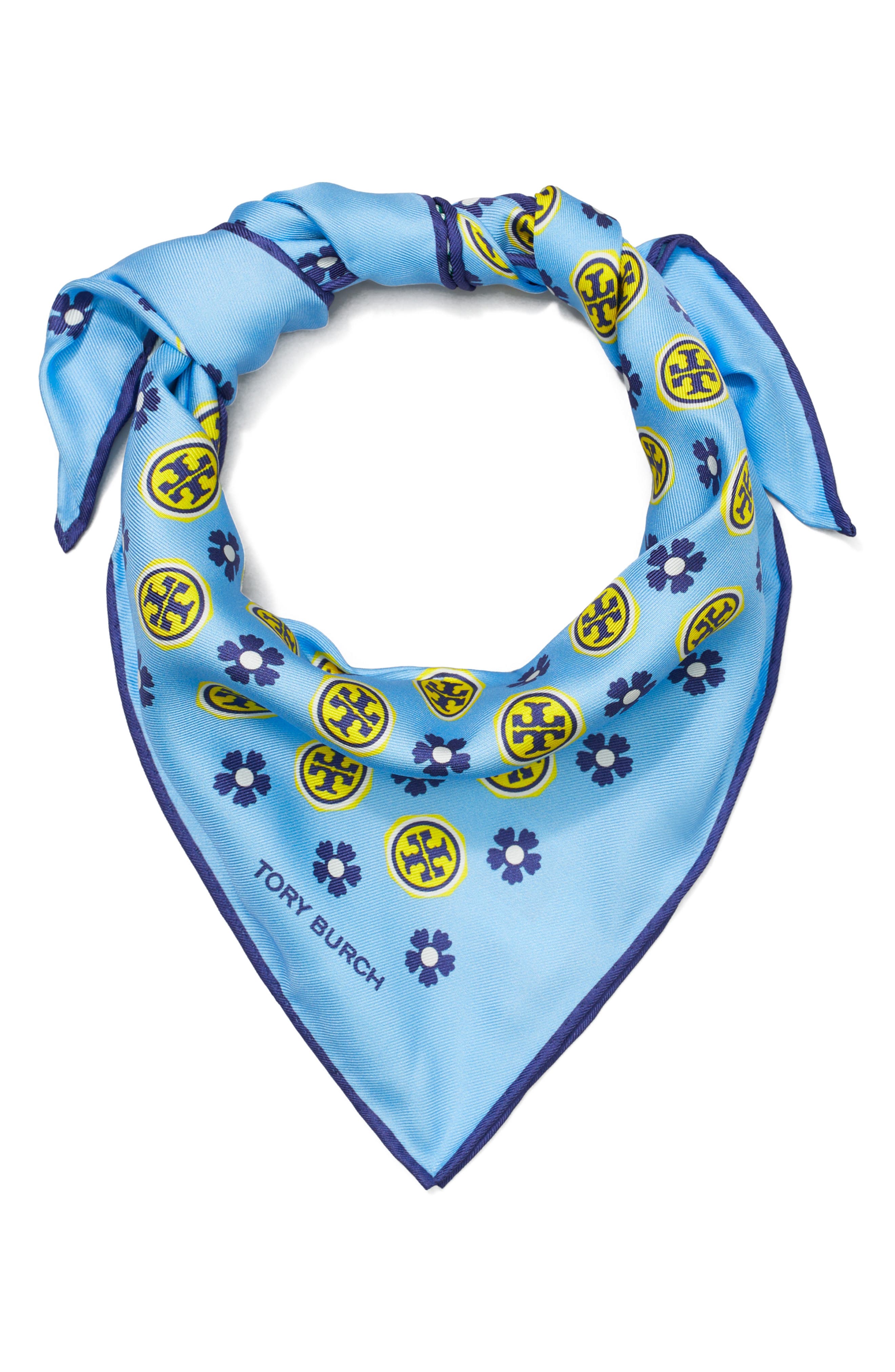 BLUE FLORAL MONOGRAM