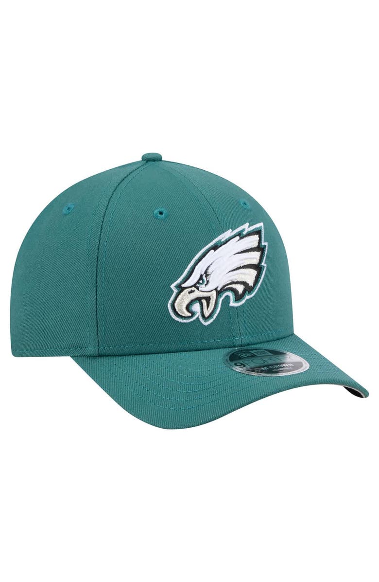 New Era Men's New Era Midnight Green Philadelphia Eagles Team Collection 9FORTY M-Crown Adjustable Hat, Alternate, color, Green
