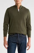 Robert Barakett Daniel Half Zip Pullover Sweater