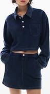 Desigual Cotton Crop Polo Sweatshirt