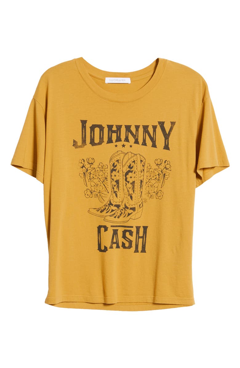 Daydreamer Johnny Cash Boots Tee, Alternate, color,
