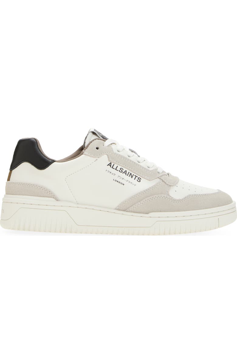 AllSaints REGAN LOW TOP, Alternate, color, Chalk White/Black