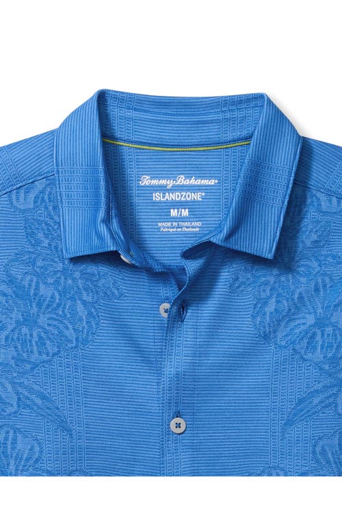 Tommy Bahama Palm Coast Cascade Vines Islandzone® Performance Short Sleeve Knit Button-up Shirt