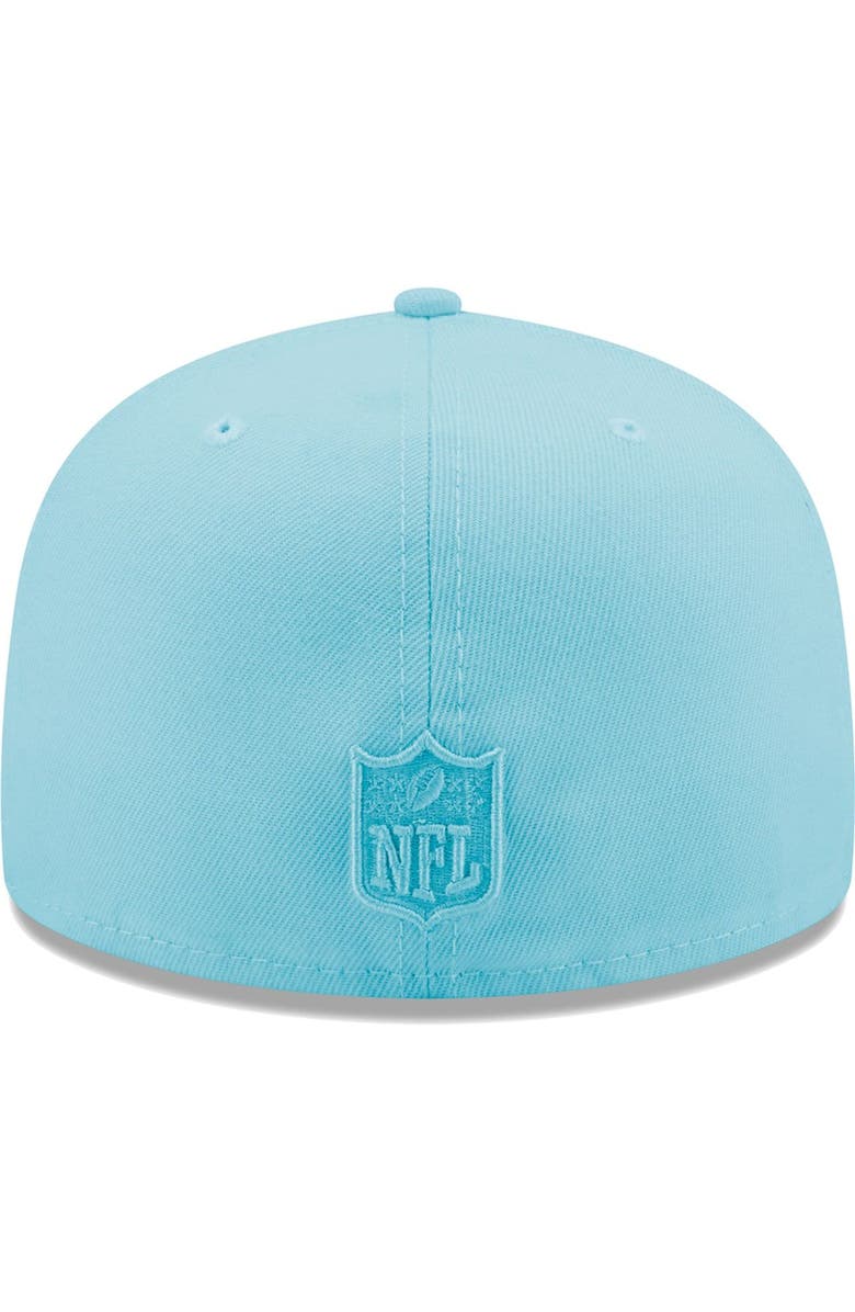 New Era Men's New Era Aqua Buffalo Bills Color Pack 59FIFTY Fitted Hat, Alternate, color, 