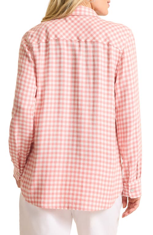 Tommy Bahama Villa Verde Check Shirt In Pink
