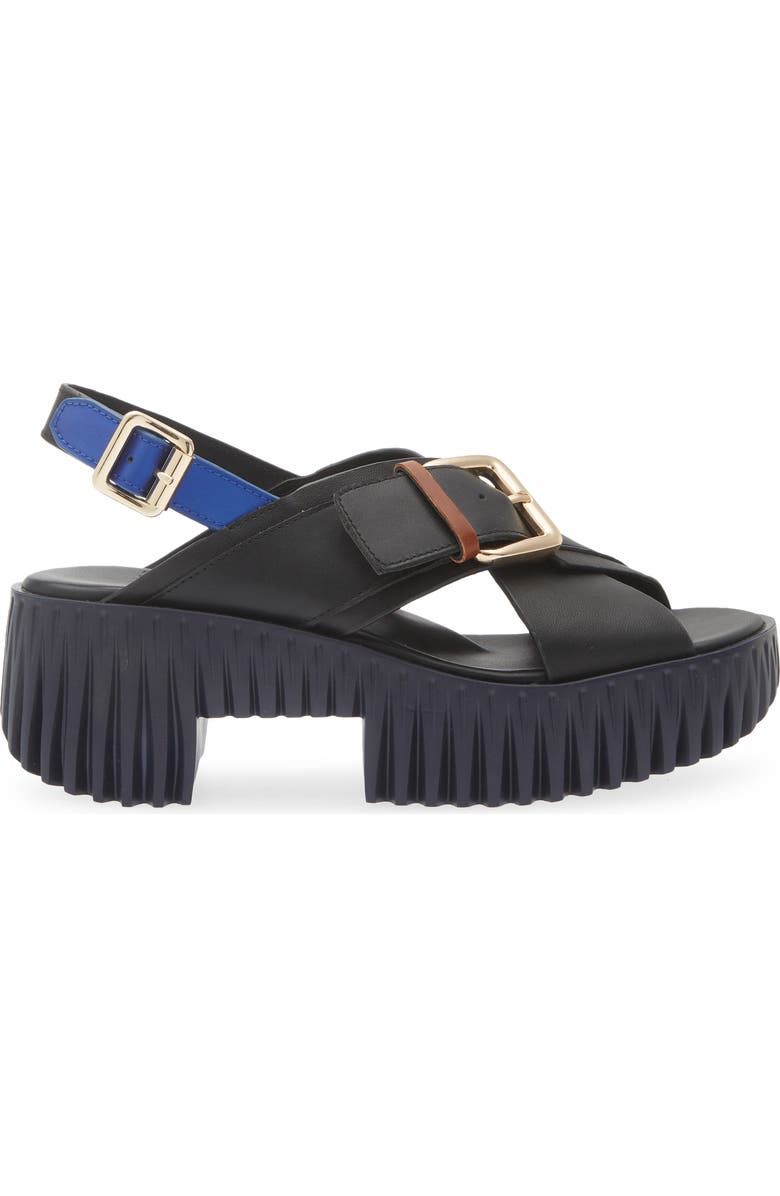 4CCCCEES Plia Juno Platform Slingback Sandal, Alternate, color, Black