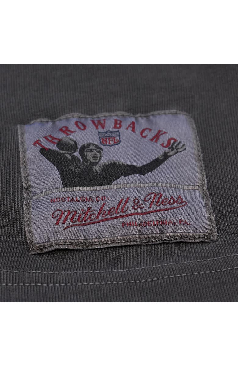 Mitchell & Ness Men's Mitchell & Ness Black Miami Dolphins Downtown Collection Premium Vintage Logo T-Shirt, Alternate, color, Black