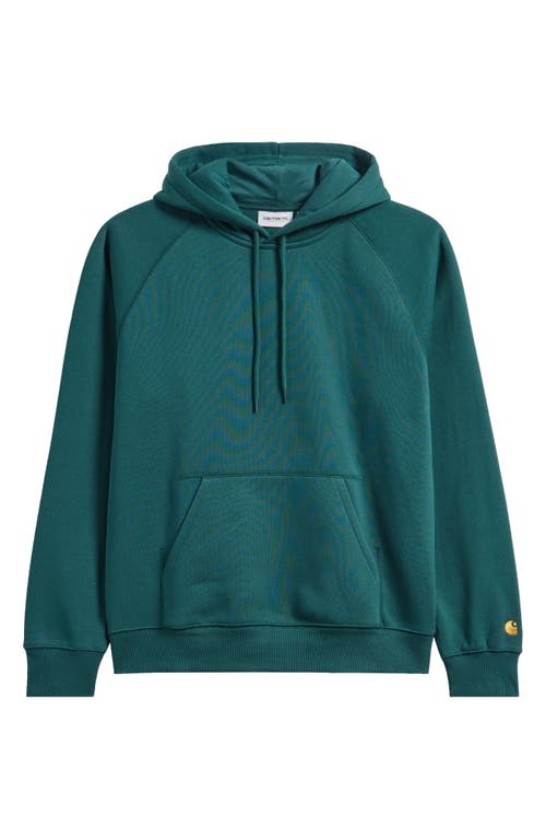 Carhartt Work In Progress Chase Fleece Hoodie In Green