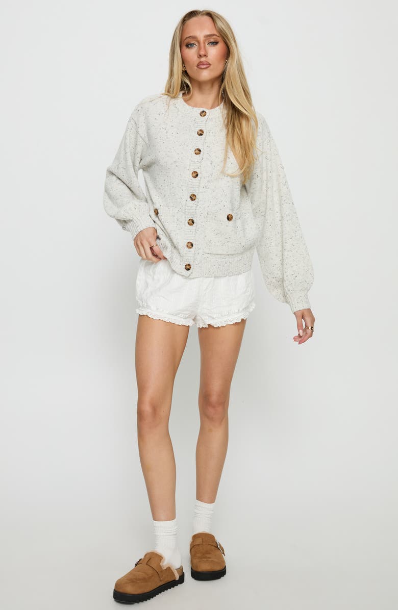 Princess Polly Dorah Cardigan, Alternate, color, Grey