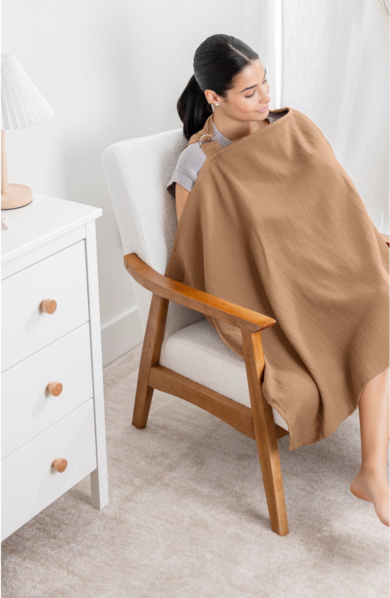 Comfy Cubs Muslin Nursing Cover, Alternate, color, Cedar
