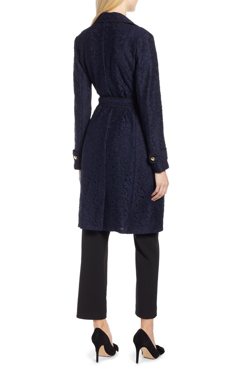 Halogen<sup>®</sup> x Atlantic-Pacific Lace Trench Coat, Alternate, color,