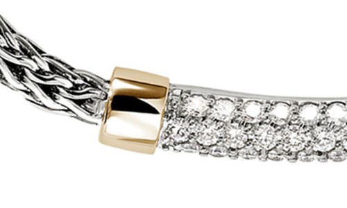 John Hardy Jh Essentials Pavé Necklace, 2.5mm In Silver