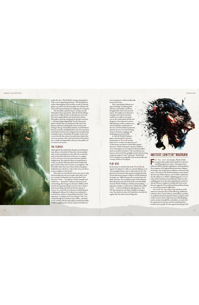 Renegade Game Studios Werewolf The Apocalypse 5Th Edition Core Rulebook Hardcover Rpg Book, Alternate, color, Multicolored