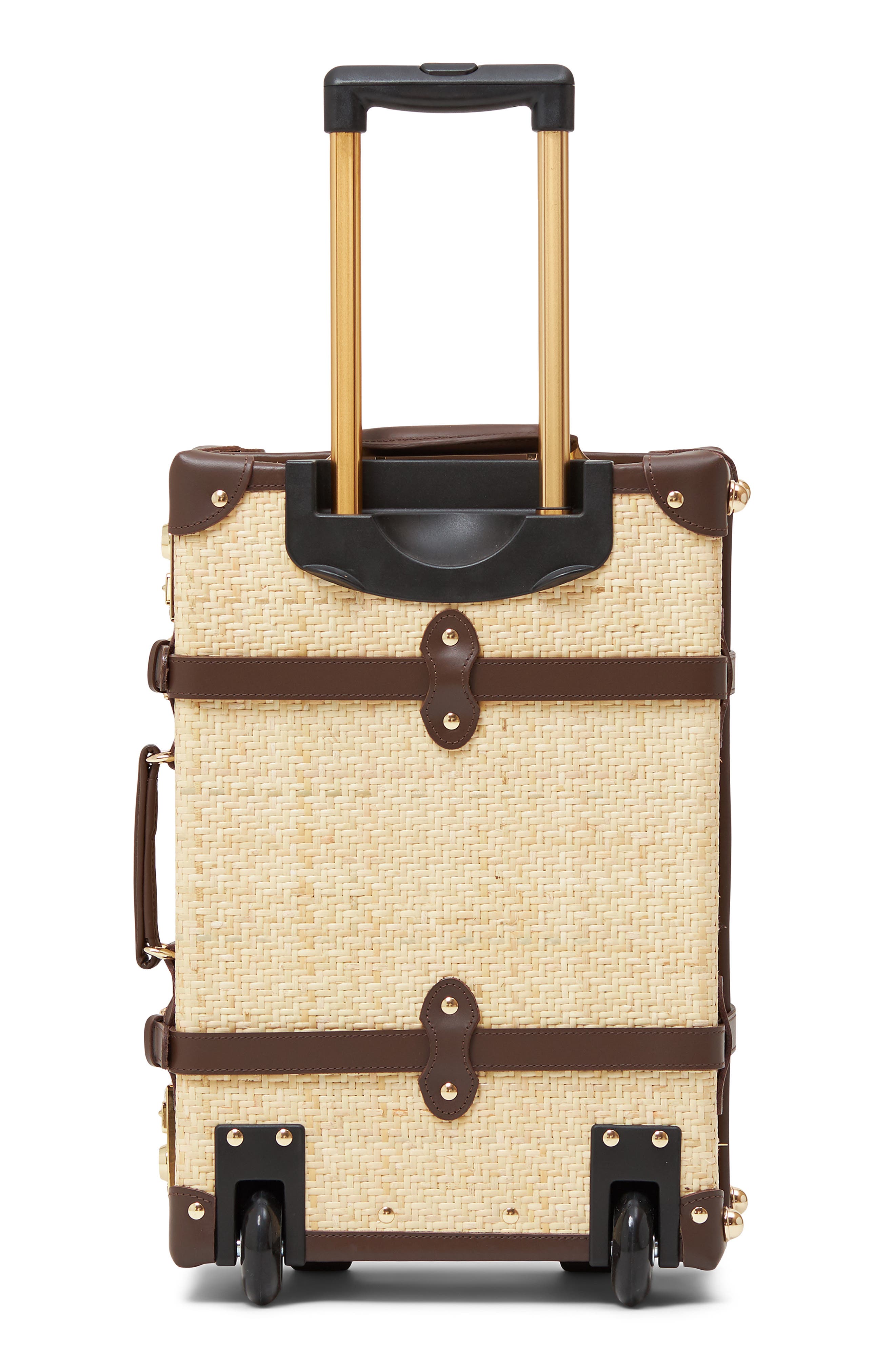 SteamLine Luggage The Explorer 20-Inch Rattan Rolling Carry-On, Alternate, color, 