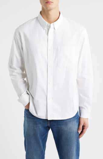 Cotton Oxford Button-Down Shirt