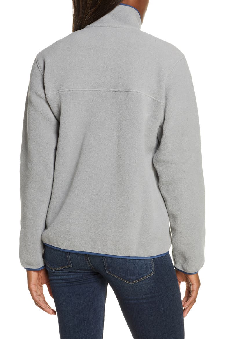 Synchilla Snap-T® Recycled Fleece Pullover, Alternate, color, FEA FEATHER GREY
