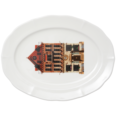 Thibaud Herem Objet Oval Platter (Village)