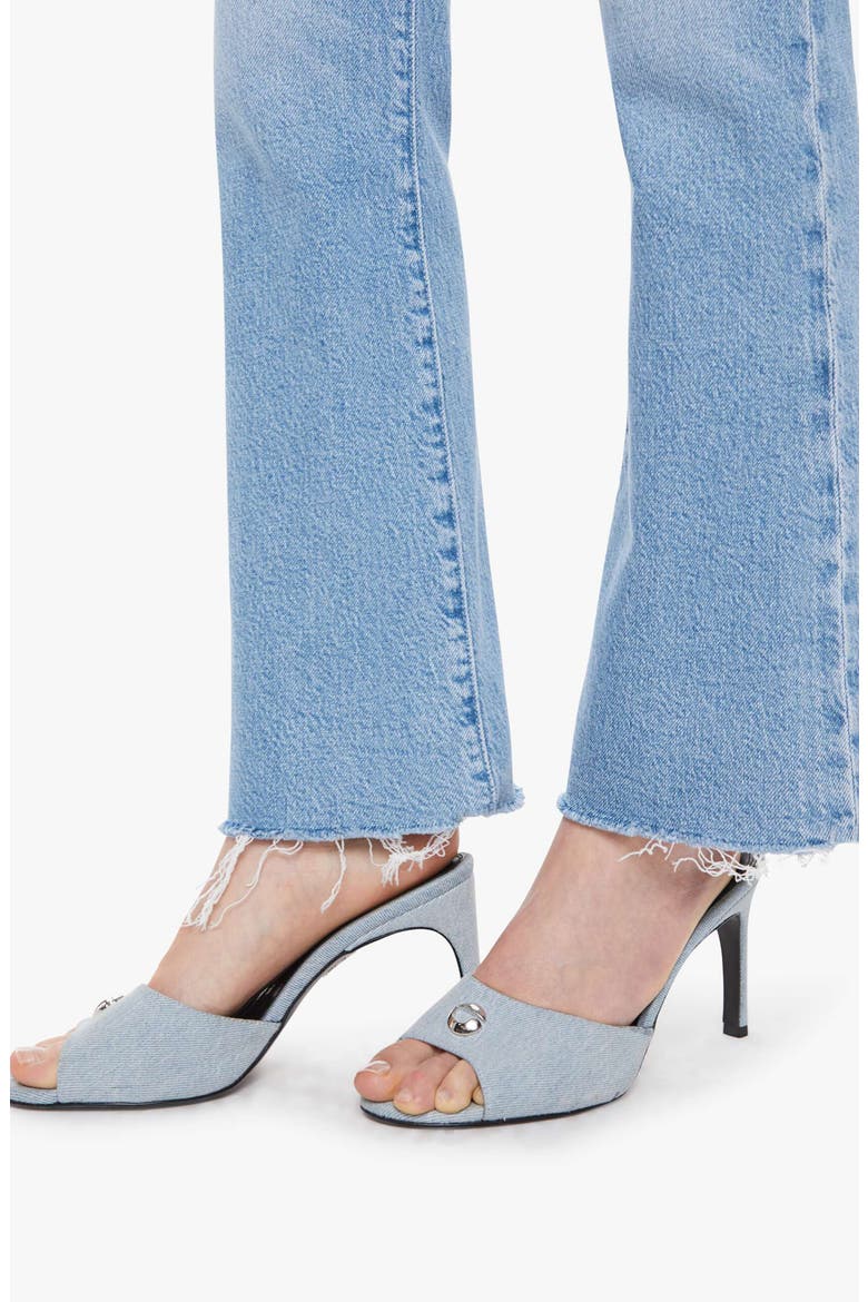 The Hustler Frayed High Waist Ankle Bootcut Jeans, Alternate, color, SOW SURREAL