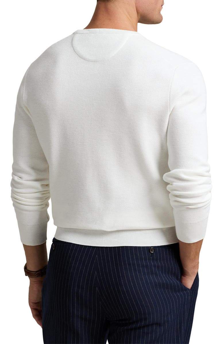 Polo Ralph Lauren Fine Gauge Cotton Crewneck Sweater, Alternate, color,