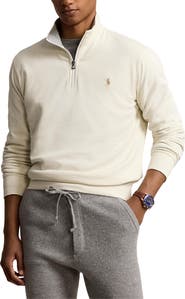 Polo Ralph Lauren Luxury Jersey Quarter-Zip Pullover