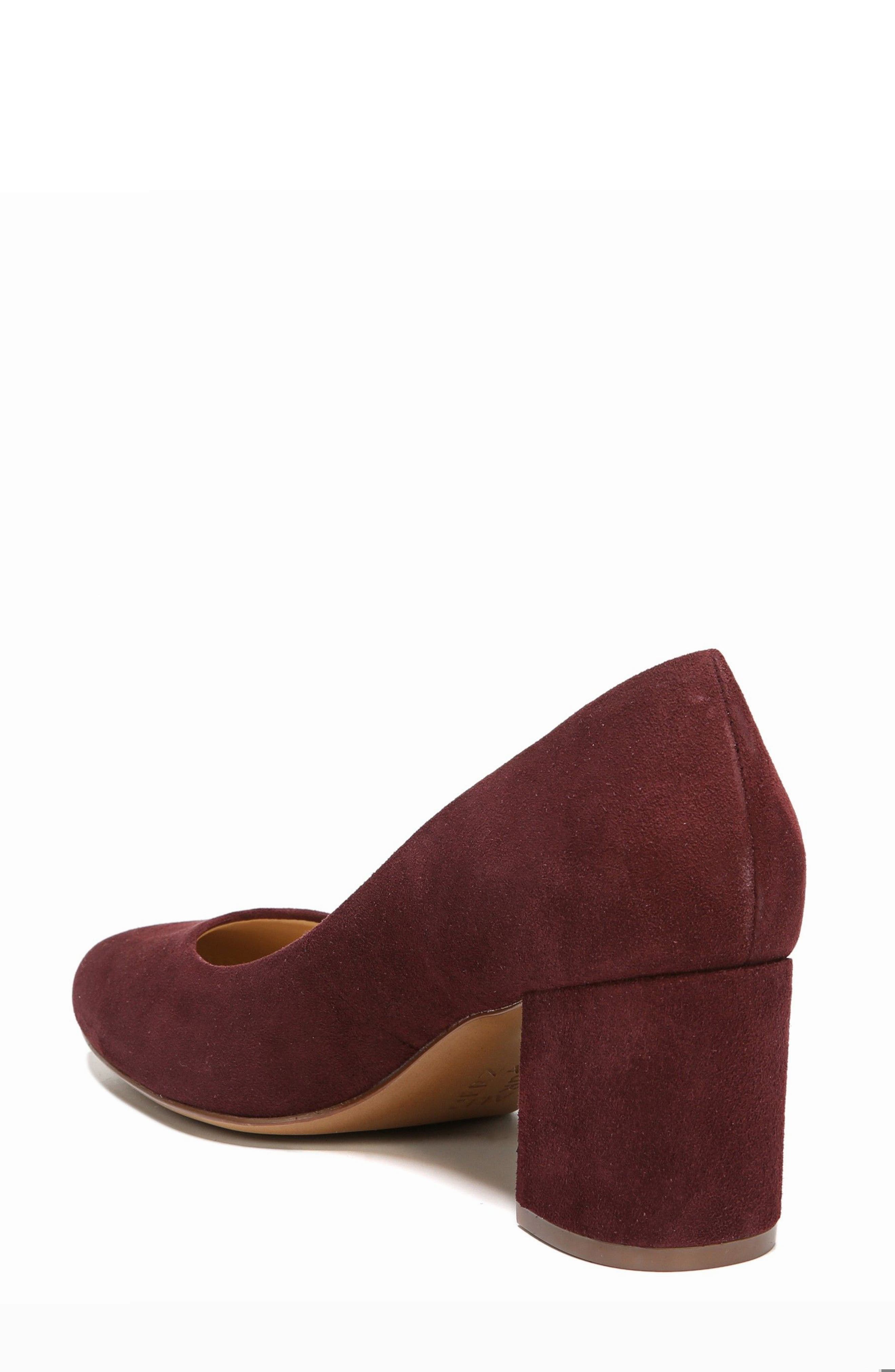 Whitney Pump, Alternate, color, BORDO SUEDE
