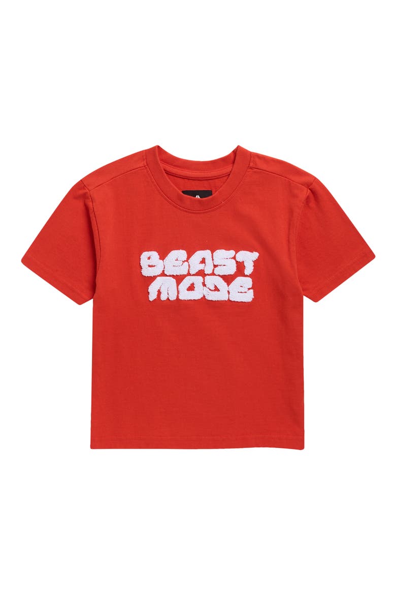 Kids' Fierro Graphic Short Sleeve T-Shirt, Main, color, VALIANT POPPY/ BEAST