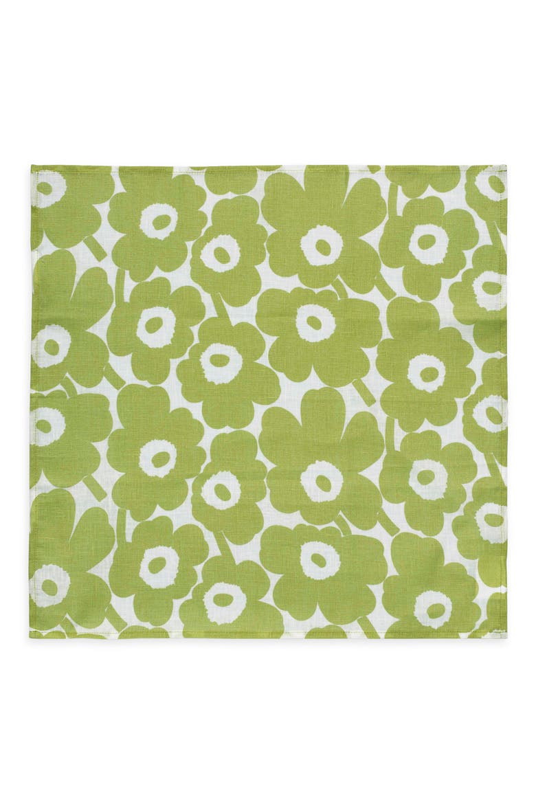 Mini Unikko Napkin, Main, color, WHITE