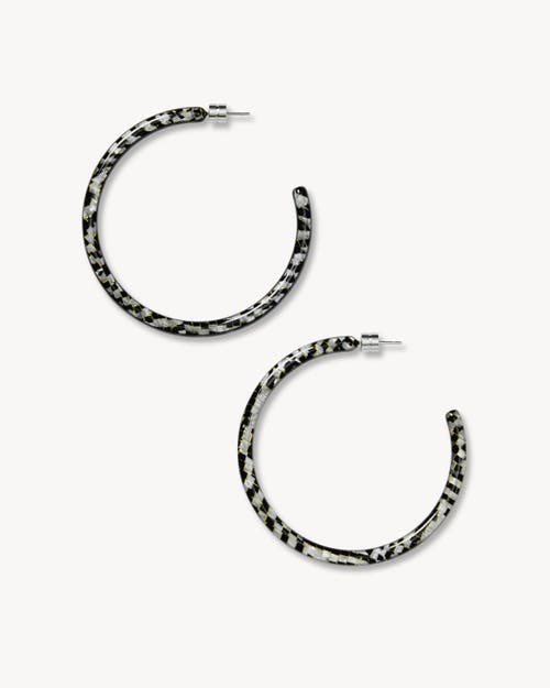 Machete Large Hoops In Black