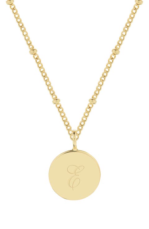 Lizzie Initial Pendant Necklace
